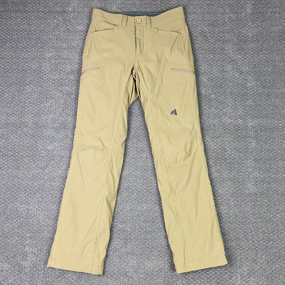 Eddie Bauer First Ascent Pants 30 x 32 Fleece Lined Guide Pro Khaki Hiking